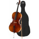 Classic Cantabile Student Cello 3/4 Set incl. Bow and Case