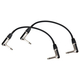 Pronomic Stage INST-A-030 Cable Patch con Conectores en Ángulo 0,3 m negro 2x Set