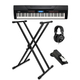 Classic Cantabile SP-250 BK Stagepiano nero Set incl. supporto, cuffie e pedale