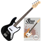 Rocktile Fatboy II BK E-Bass Black Set inkl. Schule