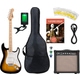 Squier Sonic Stratocaster 2-Color Sunburst Starter Set