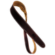 Shaman Standard 03 Ledergurt braun, weiße Naht glatt
