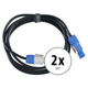 Pronomic Power Twist 2.5 Power Cable 2.5m 2x Set