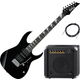 Ibanez GRG170DX-BKN Electric Guitar AK20G Set