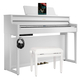 Roland HP704-WH Digitalpiano Set Weiß matt Set