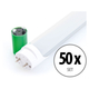 Showlite LED Tube T8W18K45F-1200 1200mm 50-Pack (Daylight White 4500K)