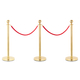 Stagecaptain PLS-150 Deluxe 3.2-150G Absperrständer Personenleitsystem 1,5m gold