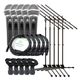 Pronomic DM-58 Vocal Microfoon met Schakelaar 5-delige Starter SET incl. 5x Statief + Klem + Kabel