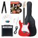 Rocktile Banger's Pack E-Gitarren Set, 8-teilig Red