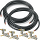 Cable de Altavoz Pronomic con Conectores Banana y Fijación de Expansión 5m Juego de 2