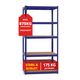 Stagecaptain Heavyrack Lagerregal Holzböden Blau, max. 875 kg  - Retoure (Verpackungsschaden)