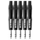 Pronomic JPLUG Black Stereo-Klinkenstekker 10-pack