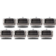 IsoAcoustics Gaia 3 Neo Dark Chrome Découpleurs Lot De 8