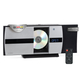 Bennett & Ross Ålesund Vertikal Stereoanlage mit CD/MP3-Player, USB und Bluetooth Silber