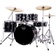 Mapex Comet Pro Pack Fusion Drum Kit Dark Black