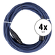 Pronomic Stage DMX3-10 DMX-kabel 10m 4x set