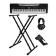 Classic Cantabile SP-150 BK Stagepiano nero Set incl. supporto, cuffie e pedale