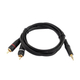 Omnitronic Adapter Cable Jack/2xRCA 3m Black