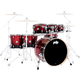 PDP Concept Maple Shell Set Red to Black Fade
