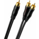 Oehlbach BOOOM! Subwoofer Y-Cinch Kabel 2 m