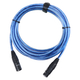 Pronomic Stage XFXM-Blue-5 Câble Micro XLR 5 m Bleu Métallique