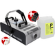 Showlite SN-1500D DMX Máquina de Humo 1500W incl. Mando a Distancia con Temporizador Set con 5l Fluido