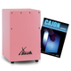 XDrum KC-37PK Cajón Infantil Set Rosa con Escuela