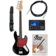 Rocktile Pro JB-30BK 70's Deluxe E-Bass Black Set