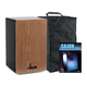 XDrum Cajon Primero Bass Port Black/Walnut Set incl. Escuela de Cajón y Funda