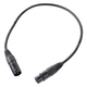 Pronomic Stage XFXM-0.5 Microfoonkabel XLR 0,5 m Zwart