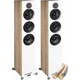 ELAC Debut Reference DFR52 Enceintes Sur Pied Paire Blanc/Chêne