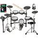 NUX DM-8 E-Drumset Complete Set with Headphones, Stool, School, and Sticks