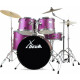 XDrum Semi 22" Standard Drumstel Satin Purple Sparkle Set incl. Galgstandaard + Crashbekken