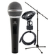 Pronomic DM-58 Vocal Microfoon met Schakelaar Starter SET incl. Standaard + Klem + Kabel