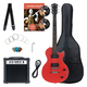 Rocktile Banger's Pack Single Cut E-Gitarren Set, 7-teilig Red