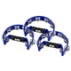 3-Piece Set XDrum TM-1 Hand Tambourine Blue