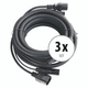 Pronomic Stage IECD-5 DMX Hybrid Cable C/DMX 5m 3x Set