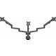 my wall HL 51-3 Support De Bureau Entièrement Articulé Pour 3 Écrans Plats