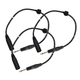 Pronomic Stage JMXM-0,5 Câble Audio Mono Jack/XLR 0,5 m Noir Lot de 3