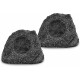 Pronomic SSP-660 GR Outdoor-Lautsprecher Gartenlautsprecher 40 Watt, grau 2x Set