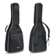 Rocktile Klassik-Gitarrentasche Deluxe - gepolstert mit Rucksackgarnitur Schwarz