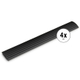 Adam Hall Defender Office Set De 4 Puentes De Cable Negro