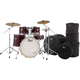 Pearl Export EXX725SNBR/C864 Drumkit Satin Scarlet Set mit Taschen