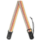 Cascha HH 2200 Ukulele Gurt Jaquard - Regenbogen
