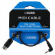 Boss BMIDI-1-35 MIDI Cable 30 cm