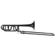Classic Cantabile MardiBrass Kunststof Bb/F-kwarttrombone zwart