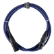 Pronomic Stage DMX3-2,5 Cavo DMX 2,5m blu con contatti dorati