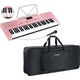 McGrey LK-6120-MIC Lighted Keys Keyboard with Microphone Pink Bag Set