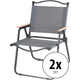 Stagecaptain CSH-67 Set De 2 Sillas Plegables Para Camping