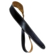 Shaman Standard 04 Leather Strap Black, White Stitch Smooth